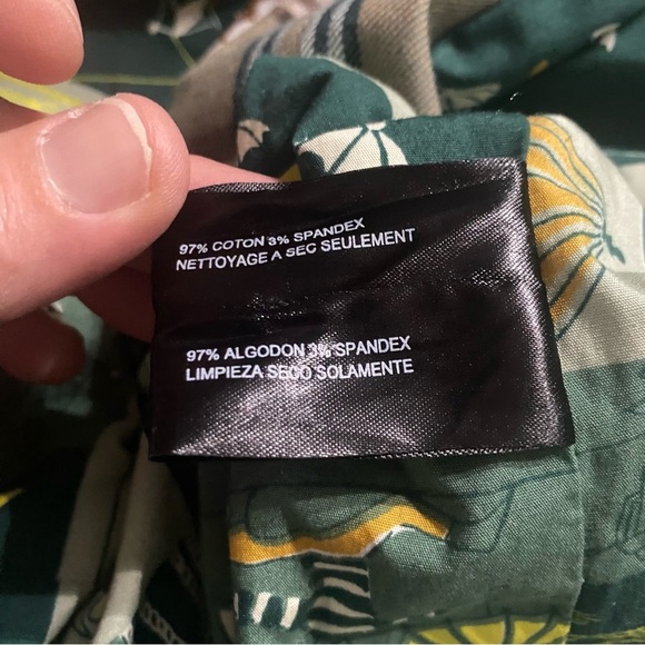 Bernardo Green Plaid Bicycle Print Lace Blazer Jacket - Picture 7 of 7